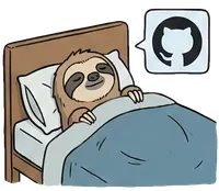 コミットしたナマケモノ